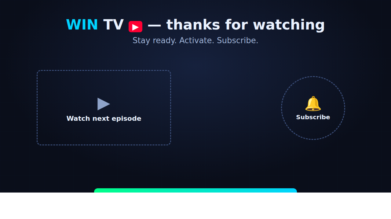WIN TV end-screen card